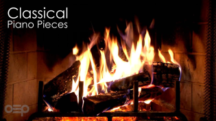 Thumbnail for Classical Piano Music & Fireplace 24/7 - Mozart, Chopin, Beethoven, Bach, Grieg, Schumann, Satie | Odd Eagle