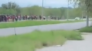 Thumbnail for Thousands of invaders making their way to cross into Eagle Pass, Texas.
