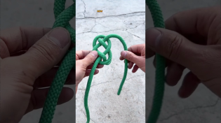 Thumbnail for Button Without a Button? Try This Knot Instead #RopeCraft #ytshorts | RiddleCraft Premium