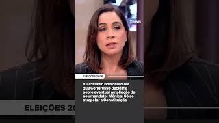 Thumbnail for Julia: Flávio diz que Congresso decidiria ampliação de mandato; Mônica: Só se atropelar Constituição | globonews