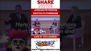 Thumbnail for JORDAN PETERSON DESTROYS FEMINISM #Shorts | Sjw Triggered