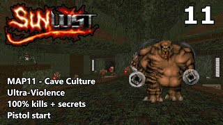 Thumbnail for Doom II: Sunlust - MAP11 (Cave Culture) - Ultra-Violence 100% | Vytaan