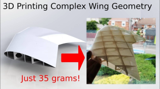 Thumbnail for 3D Printing Super Light Complex Wing Geometry! | C Brindle