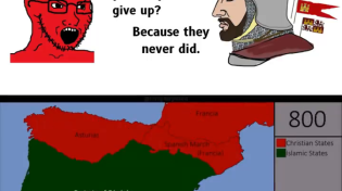Thumbnail for 1492 was HUGE. - It ended a 775 year push to reclaim Europe from Muslims, and the Jews that 