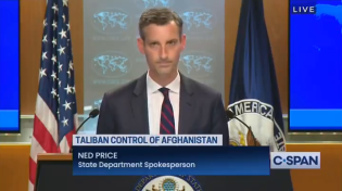 Thumbnail for The State Department calls on the Taliban to form an “inclusive and representative government.”