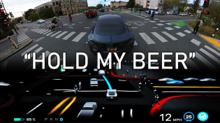 Thumbnail for Tesla FSD BETA 10.11 is Overly Confident | AI DRIVR