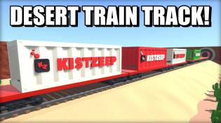 Thumbnail for I Built a Desert Train Track in Zeepkist! | kAN Gaming