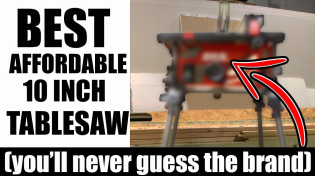 Thumbnail for Best AFFORDABLE Compact 10'' TABLE SAW (You Will Never Guess The Brand) | VCG Construction