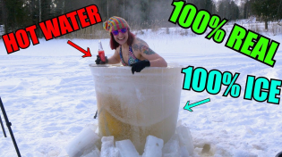 Thumbnail for WORLD'S FIRST ICE HOT TUB! ON FROZEN LAKE! | Beyond the press