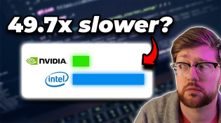 Thumbnail for This is Why GPUs are SLOWER Than CPUs (it's WEIRD...) | Low Level Learning