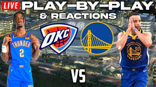 Thumbnail for Oklahoma City Thunder vs Golden State Warriors | Live Play-By-Play & Reactions | The Sports Fury