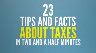 Thumbnail for 23 Tax Facts and Tips in Two and a Half Minutes