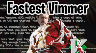 Thumbnail for VimTutor World Record Speed Run 100% No Glitch | ThePrimeagen