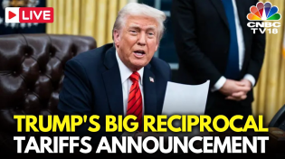 Thumbnail for Trump LIVE: US President Donald Trump Says Reciprocal Tariffs Coming as Modi Visits USA | N18G