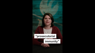 Thumbnail for You've heard of 'Qualified Immunity' but have you heard about 'Prosecutorial Immunity'? #Shorts