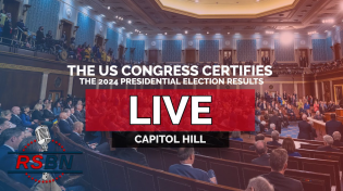 Thumbnail for LIVE REPLAY: The United States Congress Certifies the 2024 Presidential Election Results - 1/6/25 | Right Side Broadcasting Network