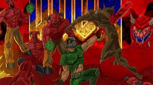 Thumbnail for Brutal Doom Bounty Hunter Doom the Way ID Did E3M5 Chapel of Scorn | Nightmare