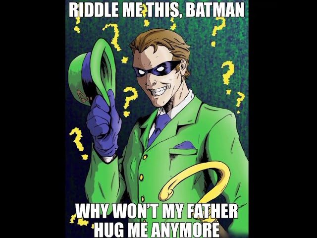 Riddle me this. Riddle me this Batman. Человек загадка Мем. Загадочник Мем с огурцом. Riddle me this Batman сделать Мем.